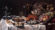 Pieter Claesz with Turkey Pie Spain oil painting artist
